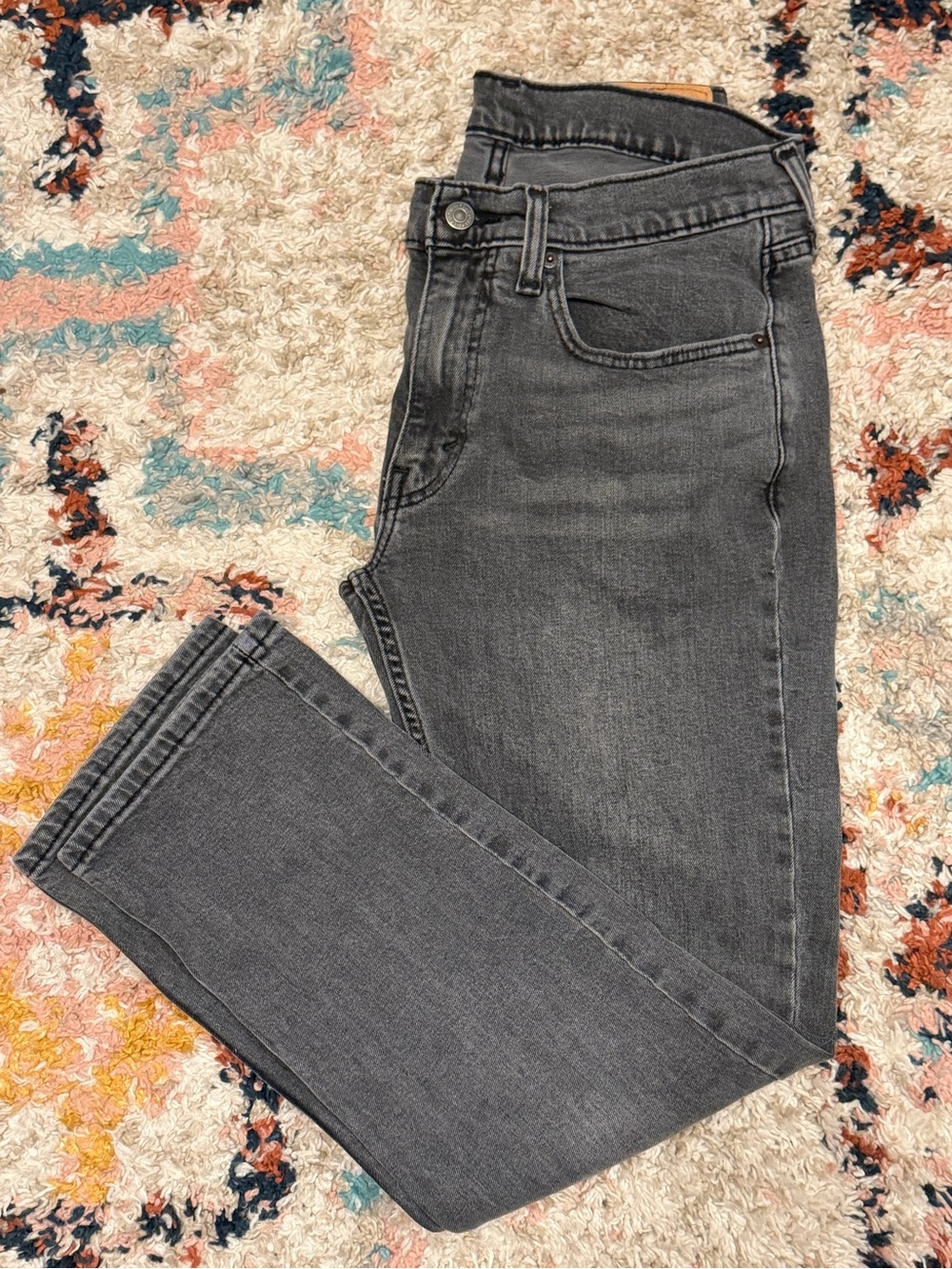 Levi's 514 Straight Fit Jeans – Size 31x30 - Faded Black